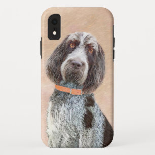 Spinone Italiano Painting - Cute Original Dog Art iPhone XR Case