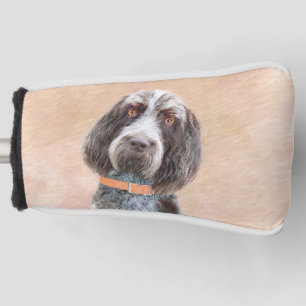 Spinone Italiano Painting - Cute Original Dog Art Golf Head Cover