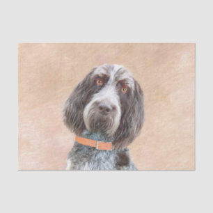 Spinone Italiano Painting - Cute Original Dog Art Tissue Paper