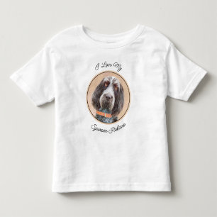 Spinone Italiano Painting - Cute Original Dog Art Toddler T-shirt