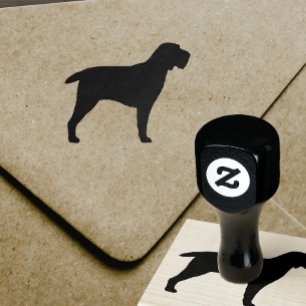 Spinone Italiano Silhouette Rubber Stamp