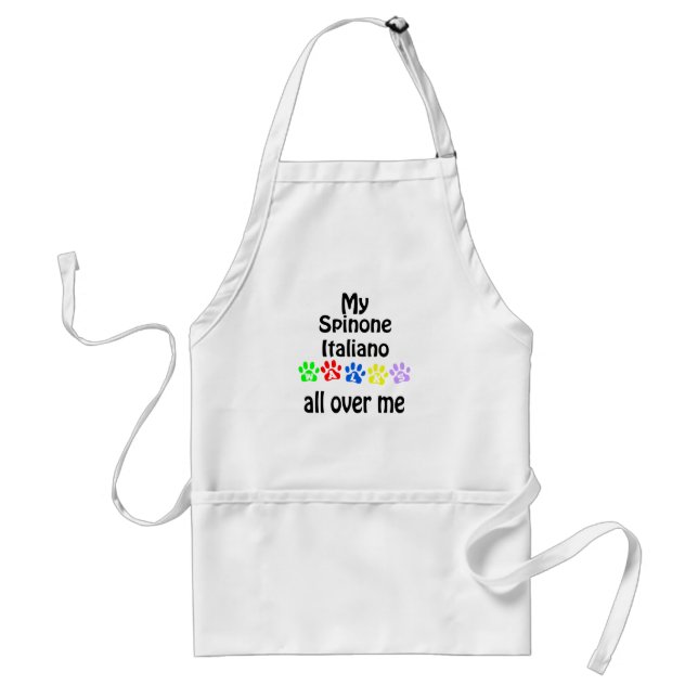 Spinone Italiano Walks Design Standard Apron (Front)