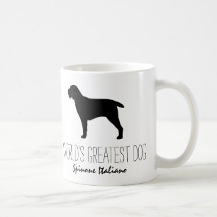 Spinone Italiano, World's Greatest Dog Custom Coffee Mug