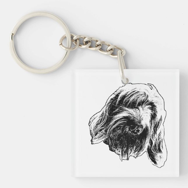 Spinone Pocket Quiet Keychain (Front)