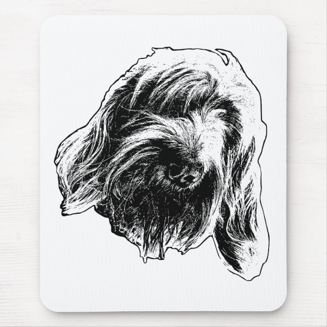 Spinone Work Calm Mouse Pad (Front)