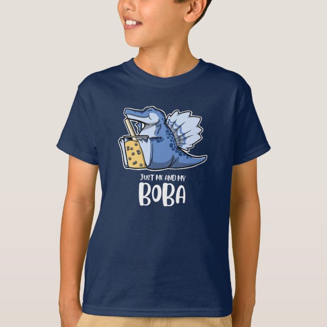 Spinosaure - Juste Moi Et Mon T-shirt Boba (Devant)