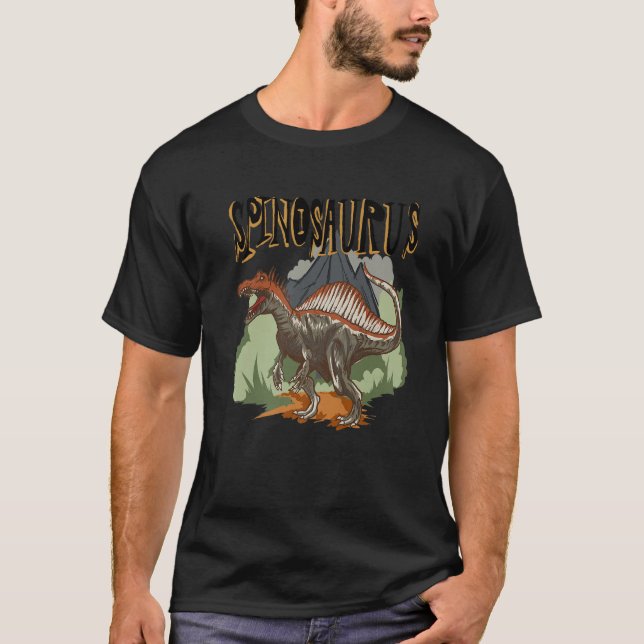 Spinosaurus  Dino  Dinosaur Identification  1 T-Shirt (Front)