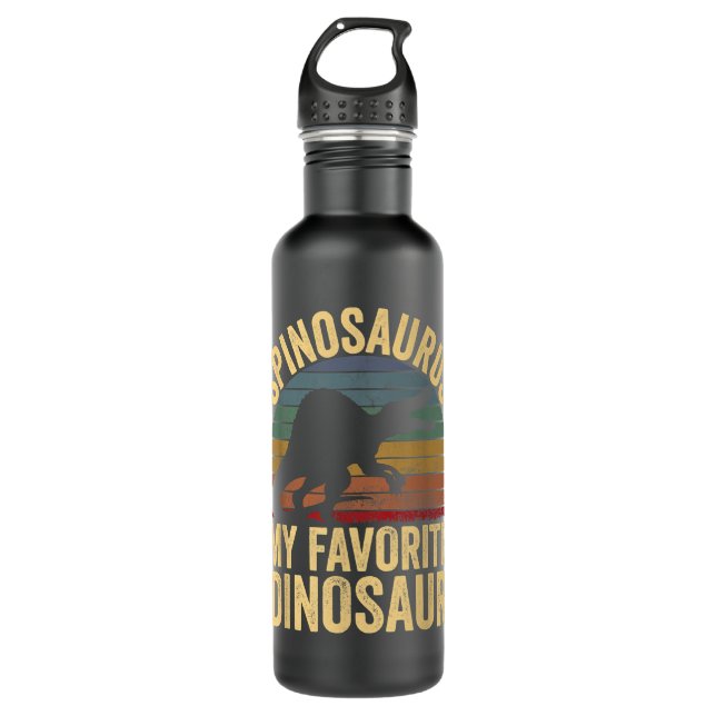 Spinosaurus Is My Favourite Dinosaur - Dino Lover  710 Ml Water Bottle (Front)
