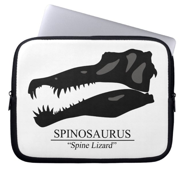 Spinosaurus Skull Laptop Sleeve (Front)