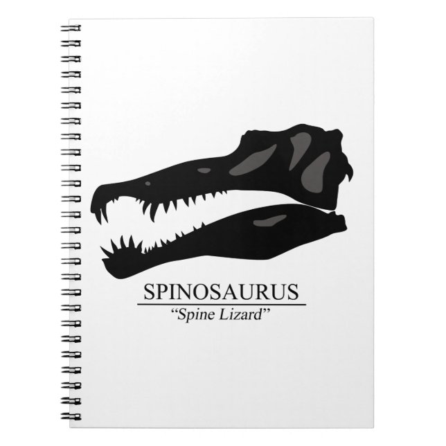 Spinosaurus Skull Notebook (Front)