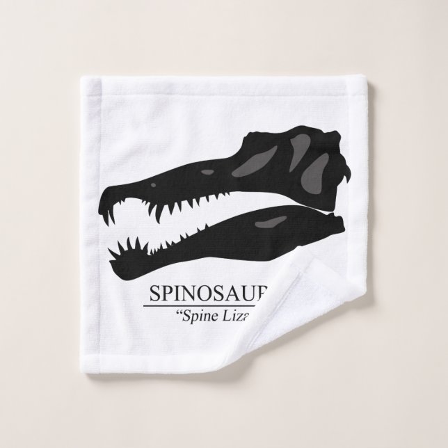 Spinosaurus Skull Wash Cloth (Wash Cloth)