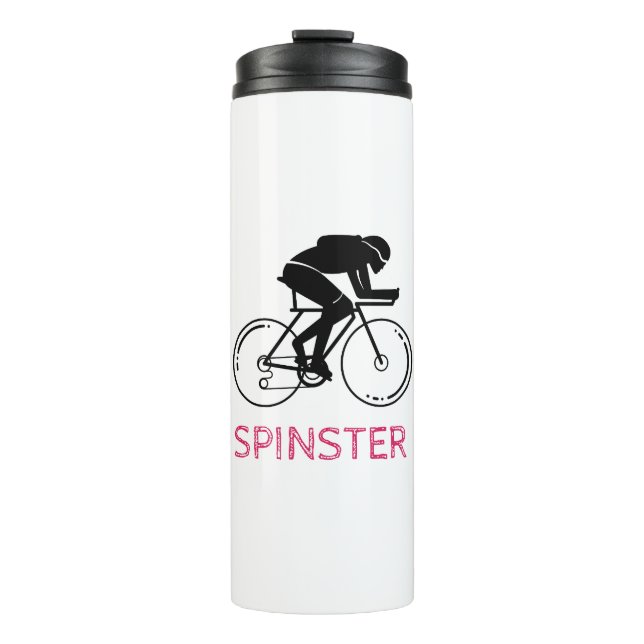 Spinster fun design thermal tumbler (Front)