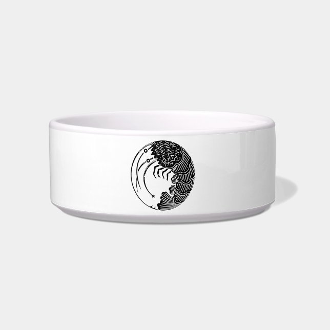 Spiny lobster circle  Bowls (Front)