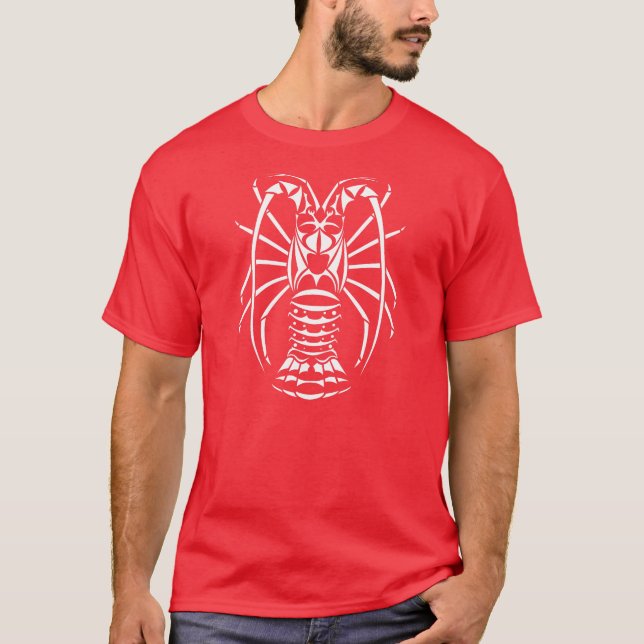 Spiny Lobster Red T-Shirt (Front)