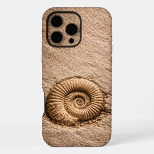 Spiral Ammonite Fossil iPhone 16 Pro Max Case