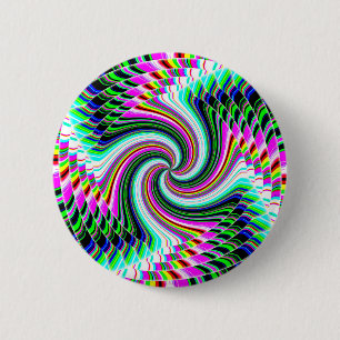 Spiral Art 2 Inch Round Button