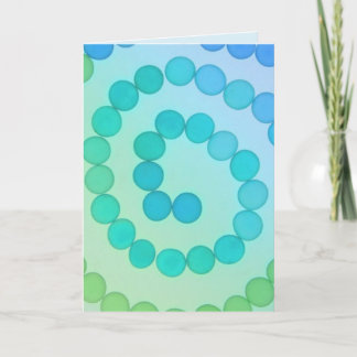 Spiral Art Encouragement  Card