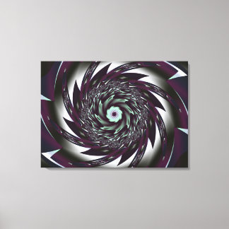 Spiral Art Stretched Canvas Print