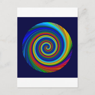 Spiral Blur Postcard