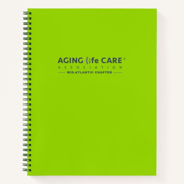 Spiral-bound ALCA Chapter Notebook (Front)