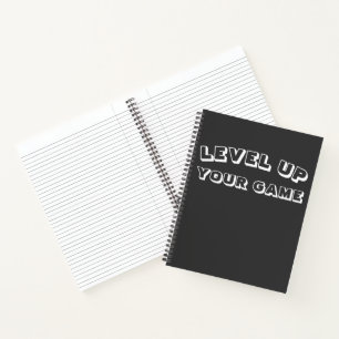 Spiral Bound NoteBook "LEVEL UP YOUR GAME" 
