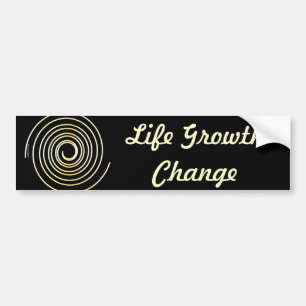 Spiral Bumper Sticker