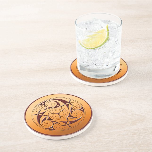 Spiral Celtic Coaster (Side)
