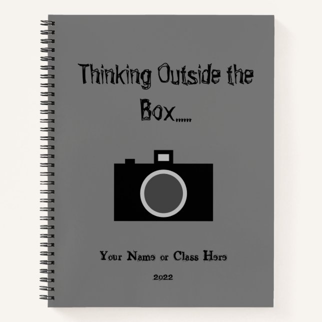 Spiral Class Notebook for Photographers (Front)