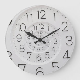 Spiral Clock Droste Wall Clock Large