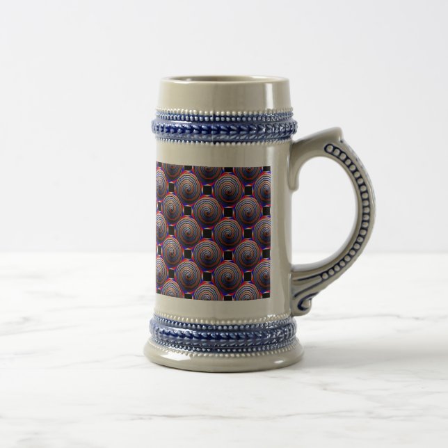 Spiral Cone by Kenneth Yoncich Beer Stein (Right)