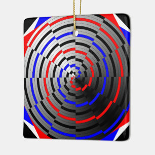 Spiral Cone by Kenneth Yoncich Ceramic Ornament