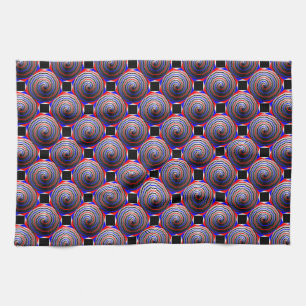 Spiral Cone by Kenneth Yoncich Kitchen Towel