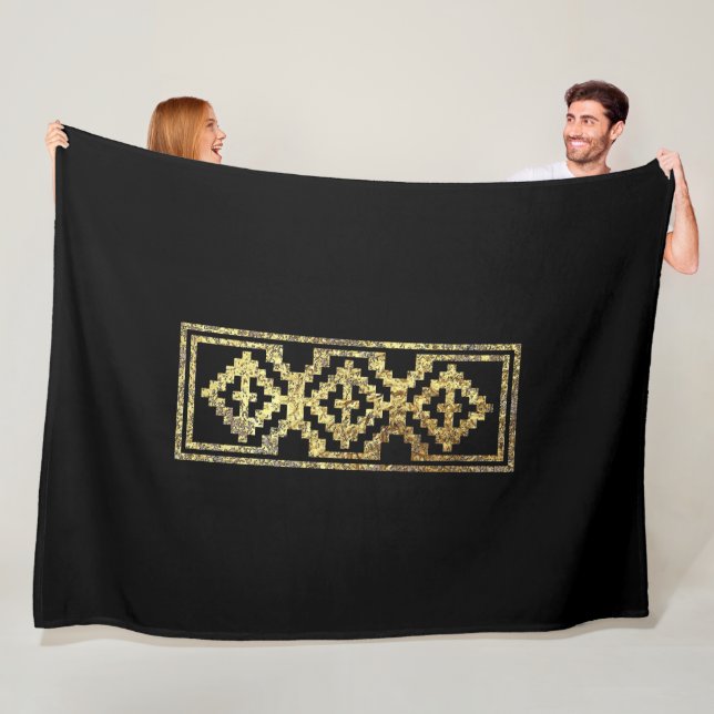 Spiral Design Patterns Talking Canyons, New Mexico Fleece Blanket (In Situ)