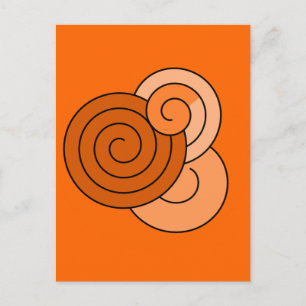 spiral-designhi postcard