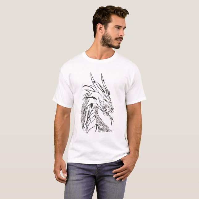 Spiral Dragon T-Shirt (Front Full)