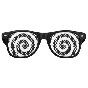 Spiral Eyes Sunglasses, Fun Gifts For Hypnotists Retro Sunglasses
