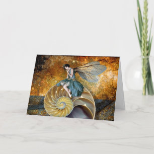 Spiral Fairy Throne Greeting Card