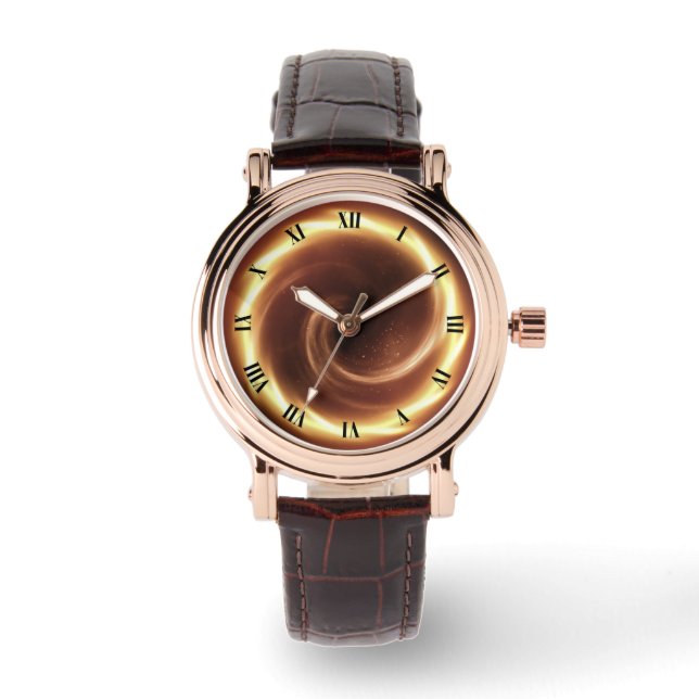 Spiral Fire Vortex ~ Time Portal ~Time Machine ~ Watch (Front)