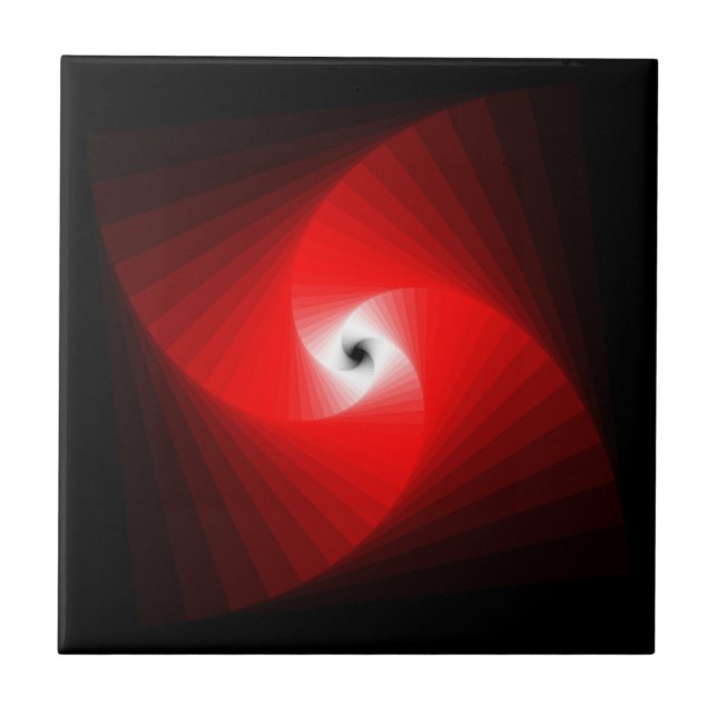 Spiral fractal pattern tile (Front)