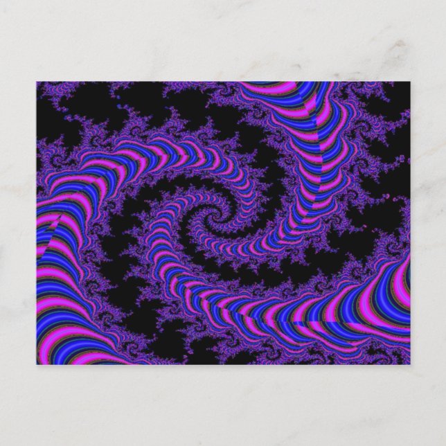Spiral-fractal Postcard (Front)