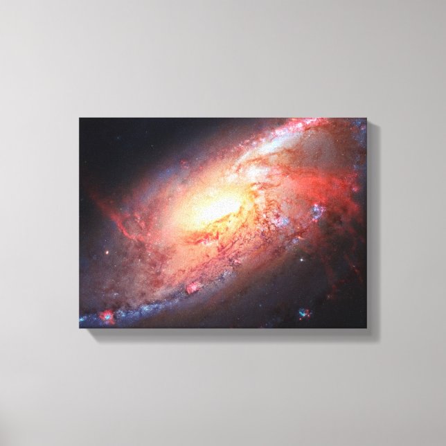 Spiral Galaxy Andromeda Milky Way Universe Stars Canvas Print (Front)