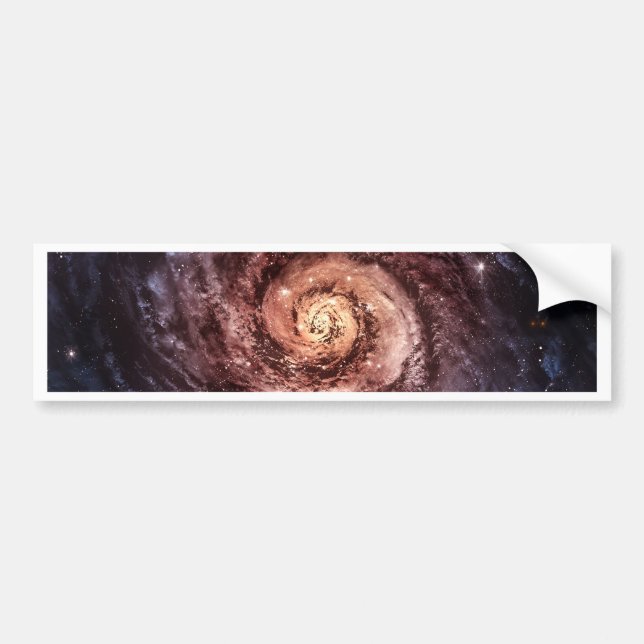 Spiral galaxy bumper sticker (Front)