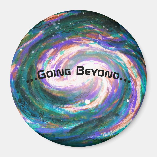 Spiral Galaxy in Space Magnet (Front)