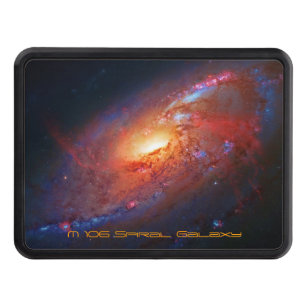 Spiral Galaxy M106 in Canes Venatici Trailer Hitch Cover