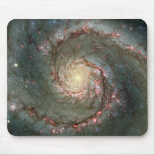 Spiral galaxy M51 Mouse Pad
