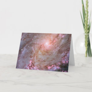 Spiral Galaxy M83, Ablaze With Star Formation. Card