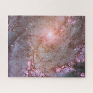 Spiral Galaxy M83, Ablaze With Star Formation. Jigsaw Puzzle
