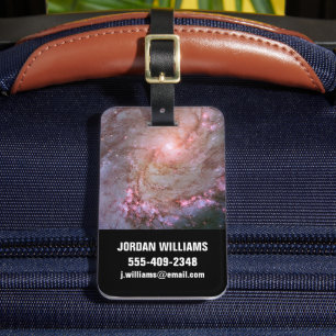 Spiral Galaxy M83, Ablaze With Star Formation. Luggage Tag
