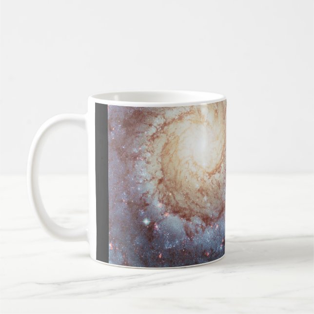 Spiral Galaxy Messier 74 Space Photo Coffee Mug (Left)