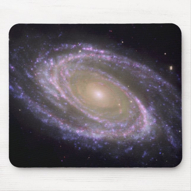 Spiral galaxy Messier 81 Mouse Pad (Front)